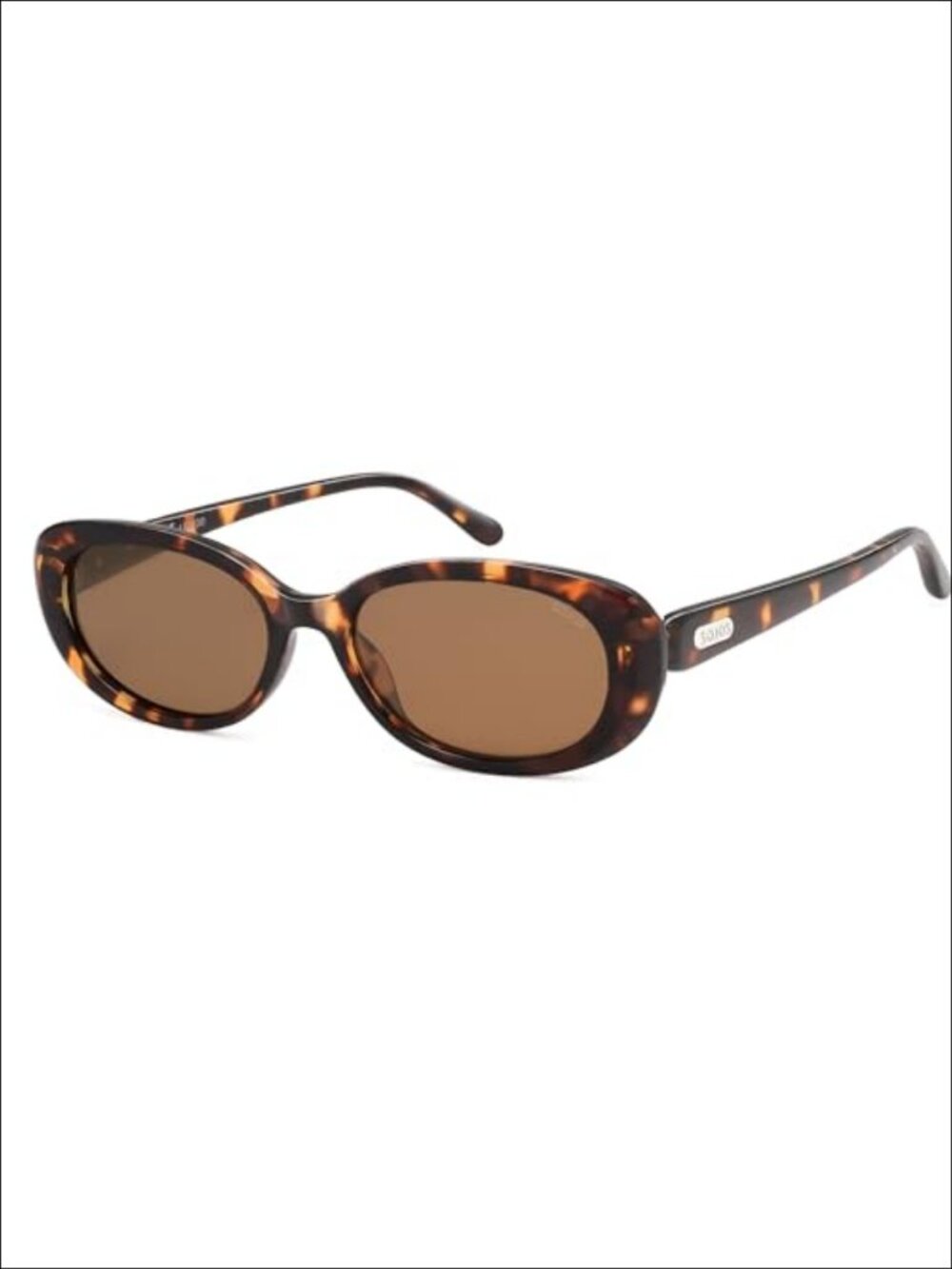 Oval Polarized Sunglasses for Men and Women Retro 90s UV400 Full Frame